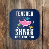 Cute Teacher Shark Do Do Do Coaster thumb 0