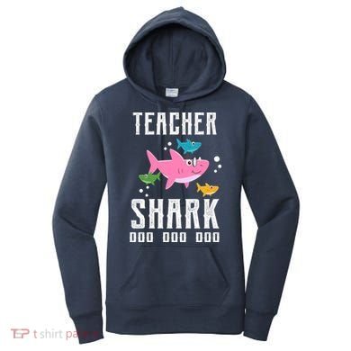 Cute Teacher Shark Do Do Do Women's Hoodie