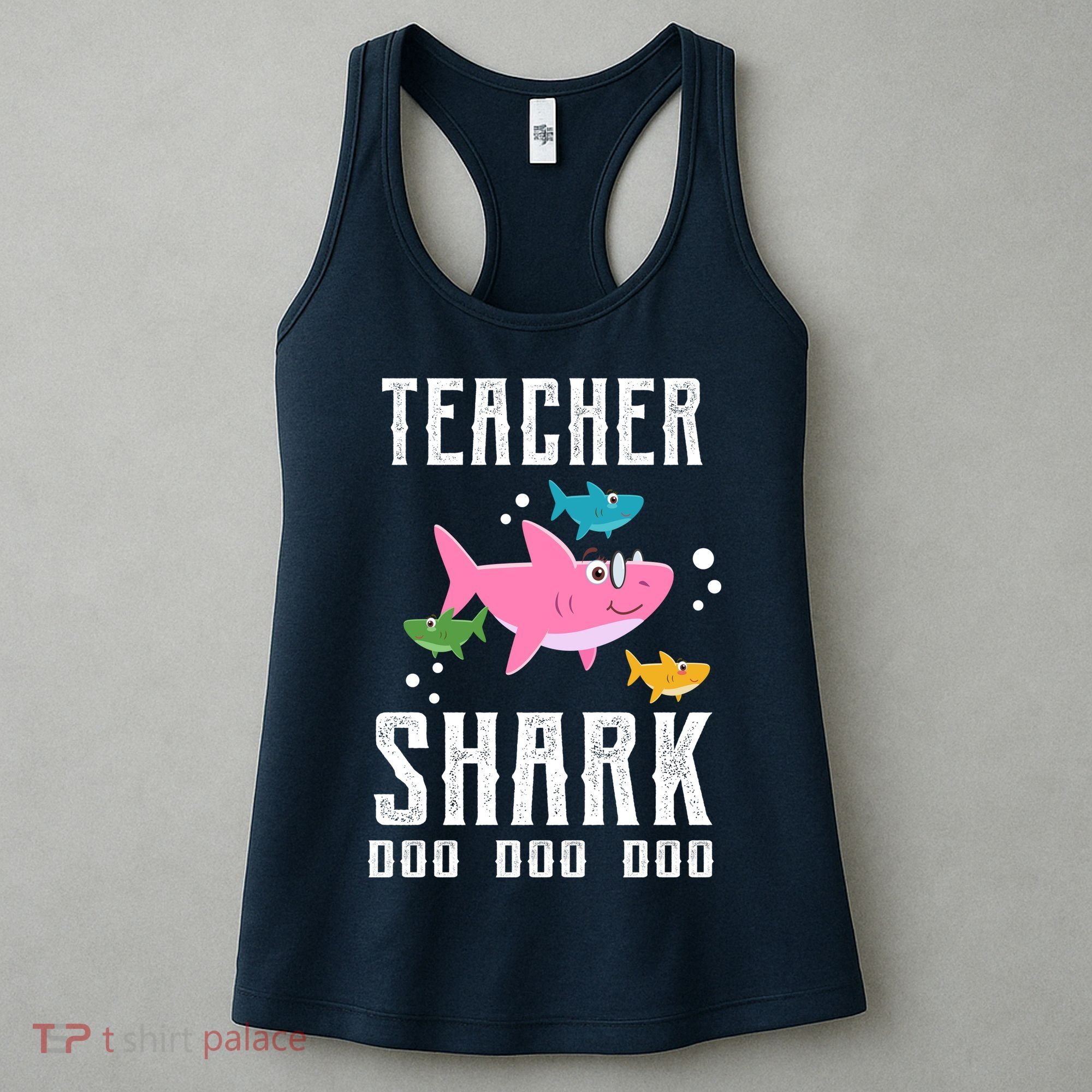 Cute Teacher Shark Do Do Do Women's Tank Top