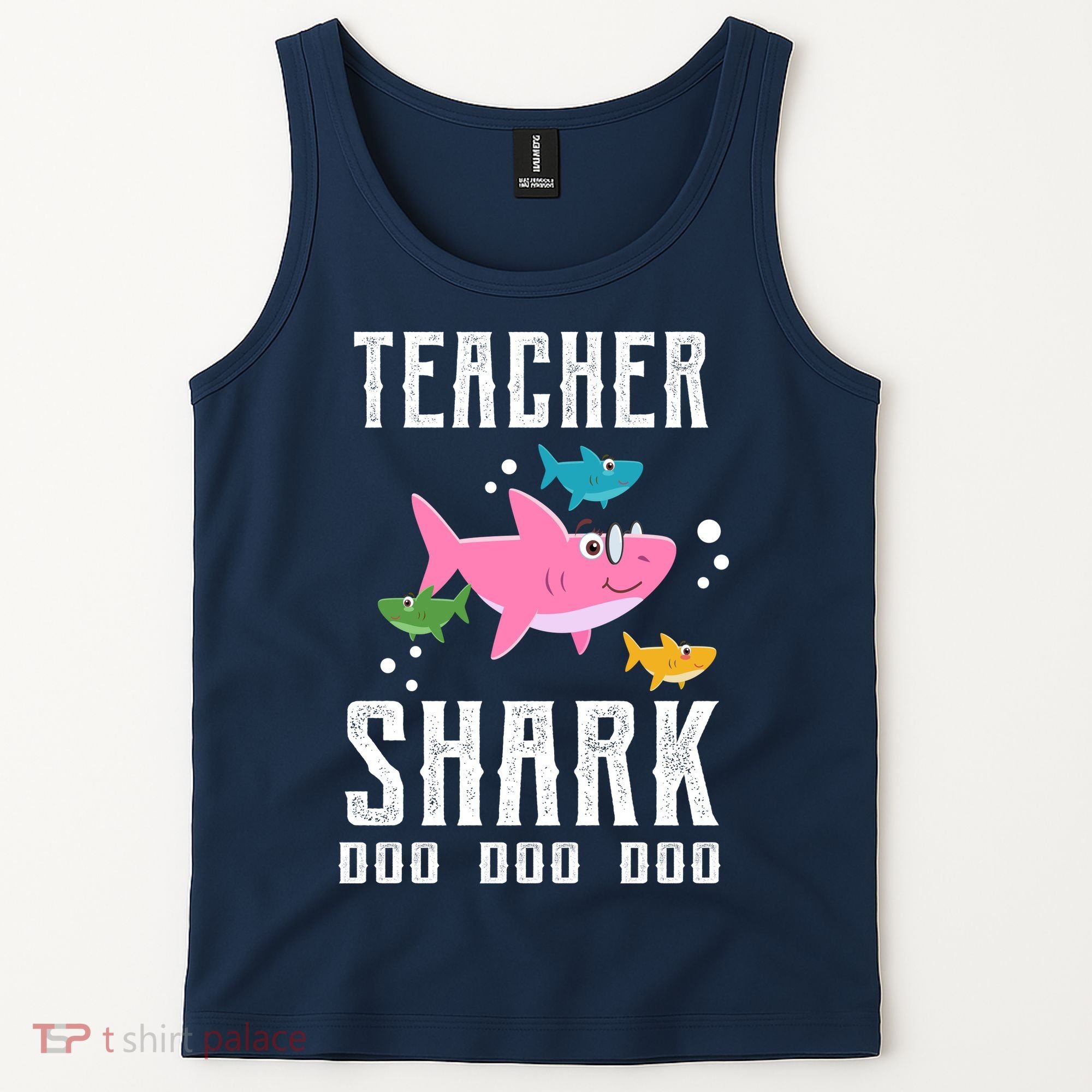 Cute Teacher Shark Do Do Do Tank Top