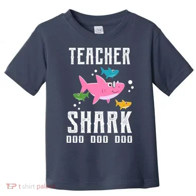 Cute Teacher Shark Do Do Do Toddler T-Shirt