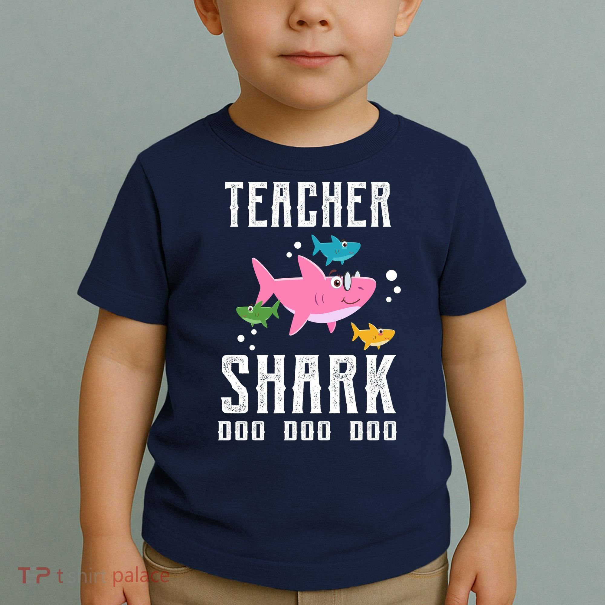 Cute Teacher Shark Do Do Do Toddler T-Shirt
