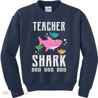 Cute Teacher Shark Do Do Do Kids Sweatshirt thumb 0