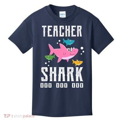 Cute Teacher Shark Do Do Do Kids T-Shirt
