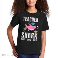 Cute Teacher Shark Do Do Do Kids T-Shirt thumb 2