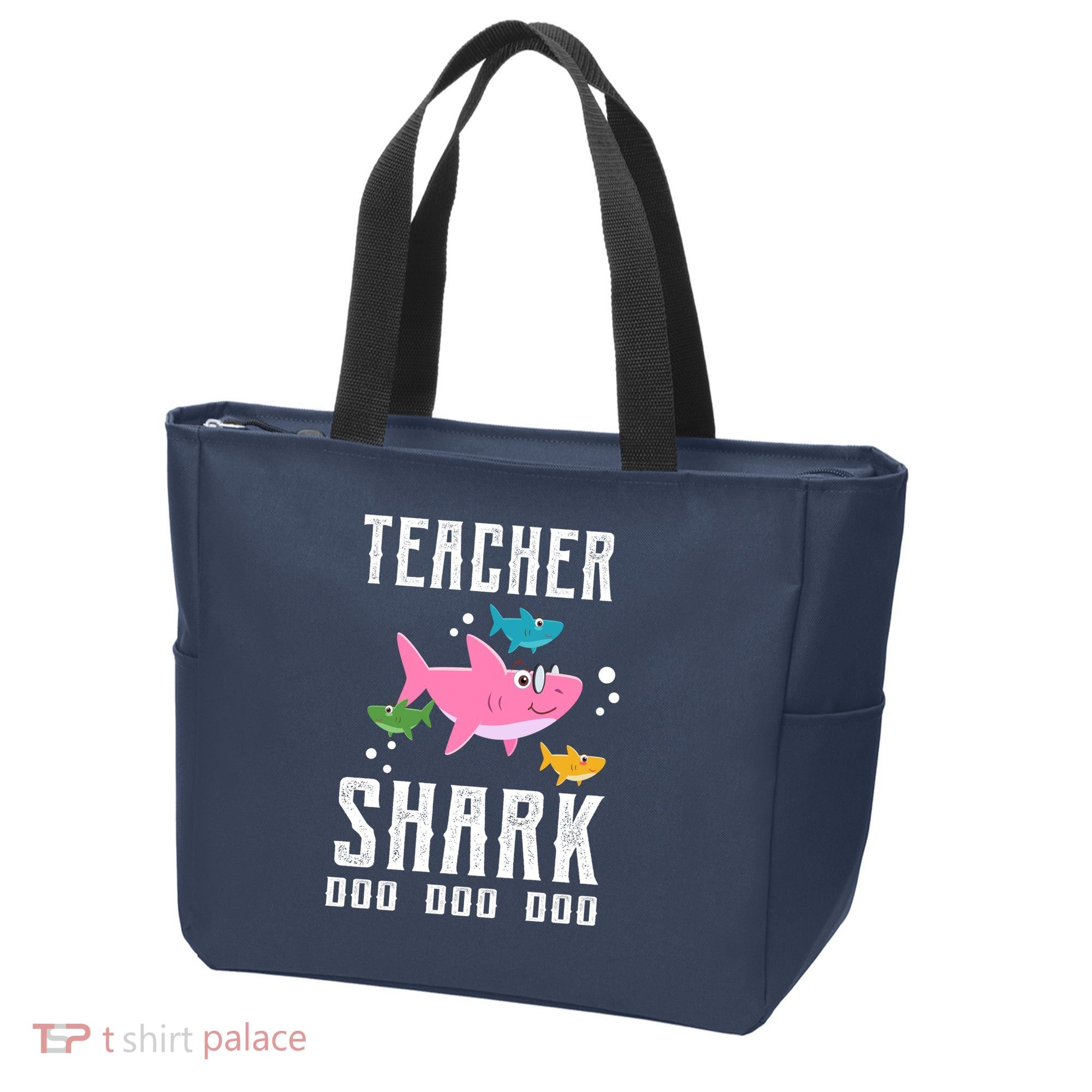 Cute Teacher Shark Do Do Do Tote Bag