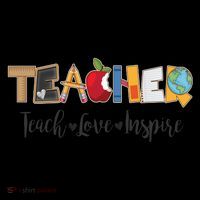 Cute Teacher Teach Love Inspire  Coffee Mug thumb 5