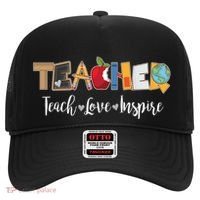Cute Teacher Teach Love Inspire  Hat thumb 0
