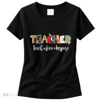 Cute Teacher Teach Love Inspire  Women's T-Shirt thumb 0