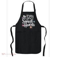 Cute Teachers Gift - My Class Is Full Of Sweet Hearts Apron thumb 0