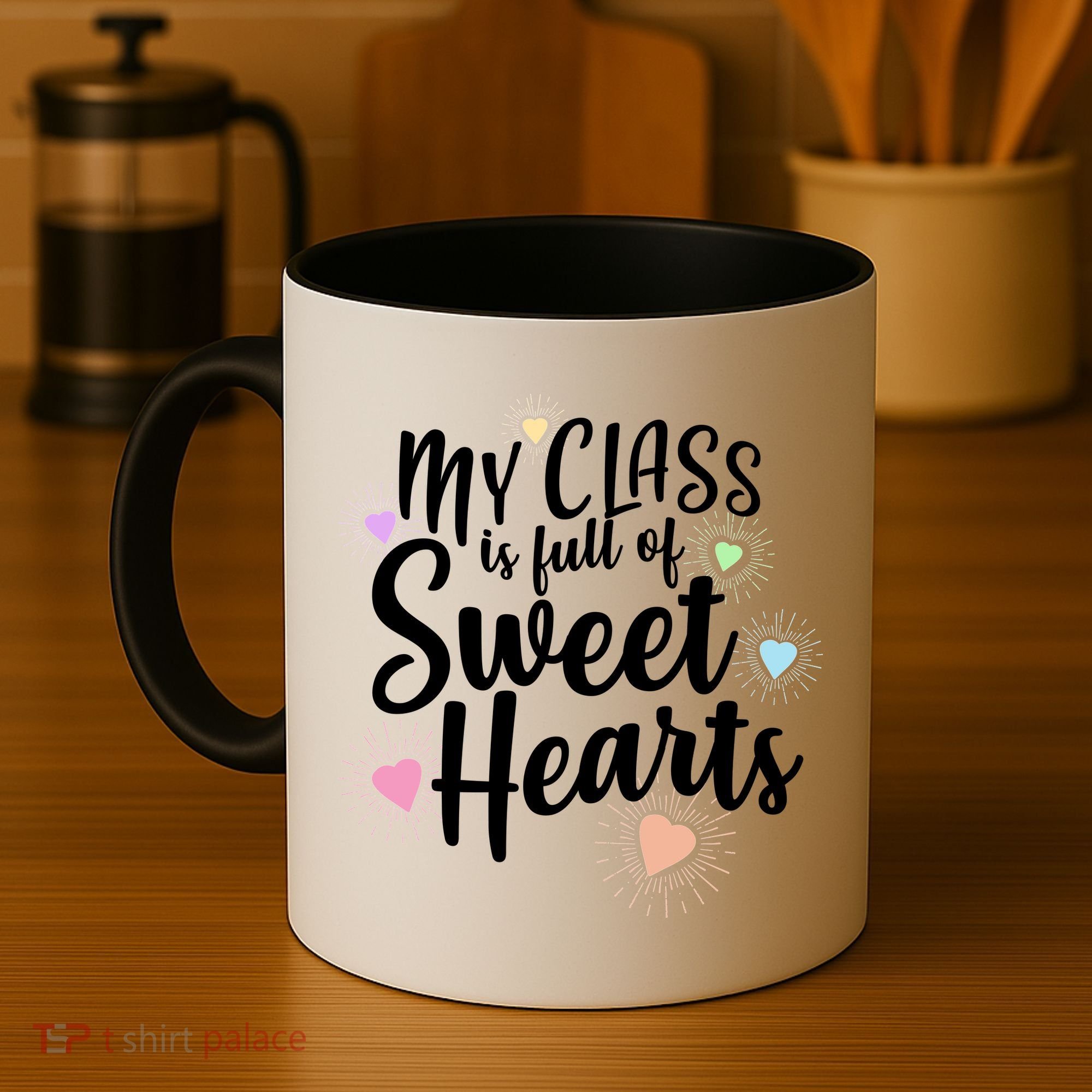 Cute Teachers Gift - My Class Is Full Of Sweet Hearts Coffee Mug