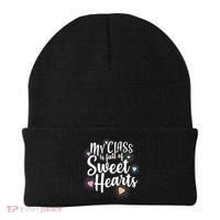 Cute Teachers Gift - My Class Is Full Of Sweet Hearts Beanie thumb 0