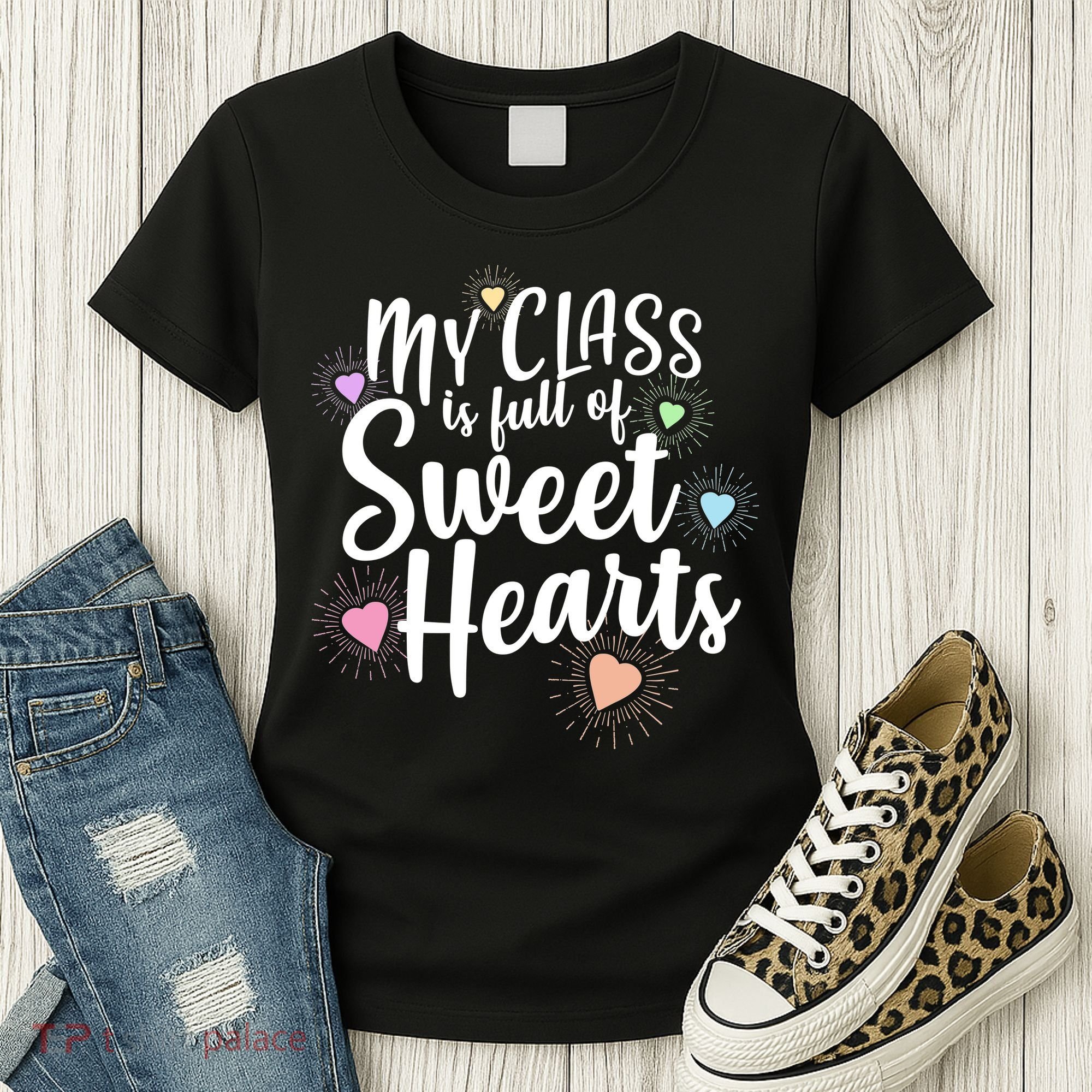 Cute Teachers Gift - My Class Is Full Of Sweet Hearts Women's T-Shirt