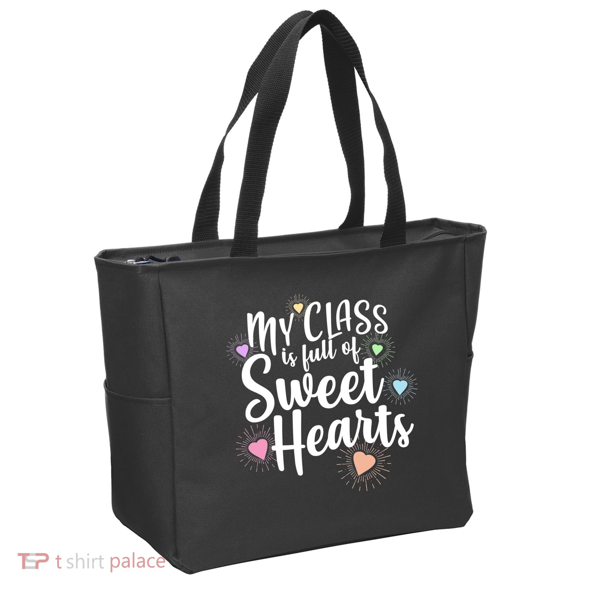 Cute Teachers Gift - My Class Is Full Of Sweet Hearts Tote Bag
