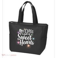 Cute Teachers Gift - My Class Is Full Of Sweet Hearts Tote Bag thumb 3