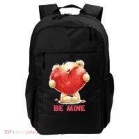 Cute Teddy Bear Holding Heart Be Mine Valentine's Day Backpack thumb 0