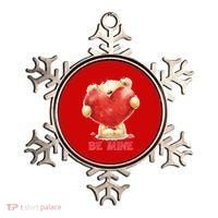 Cute Teddy Bear Holding Heart Be Mine Valentine's Day Ornament thumb 0