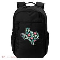 Cute Texas Cactus And Flowers Backpack thumb 0