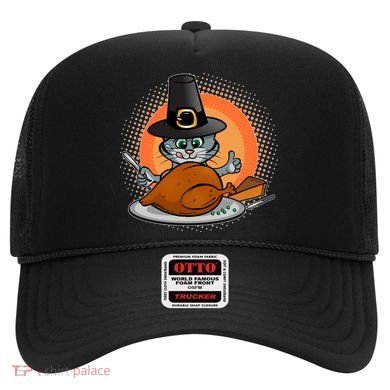 Cute Thanksgiving Happy Kitty Turkey Dinner Hat