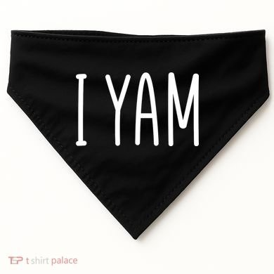Cute Thanksgiving I Yam USA-Made Doggie Bandana