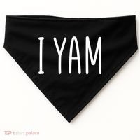 Cute Thanksgiving I Yam USA-Made Doggie Bandana thumb 0