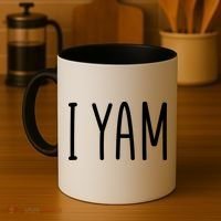 Cute Thanksgiving I Yam Coffee Mug thumb 4
