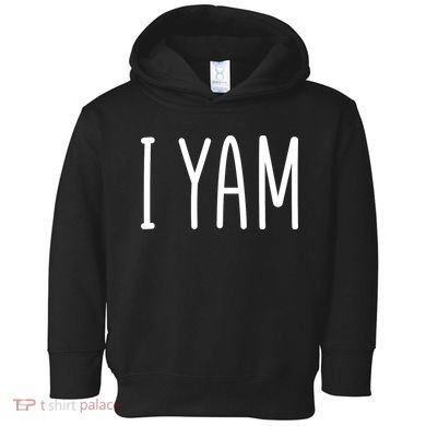 Cute Thanksgiving I Yam Toddler Hoodie