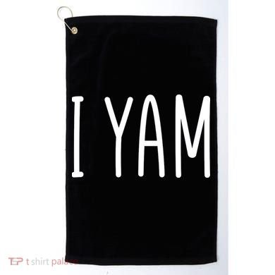 Cute Thanksgiving I Yam Golf Towel
