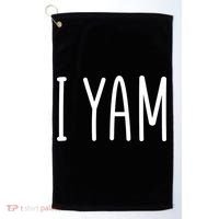 Cute Thanksgiving I Yam Golf Towel thumb 0