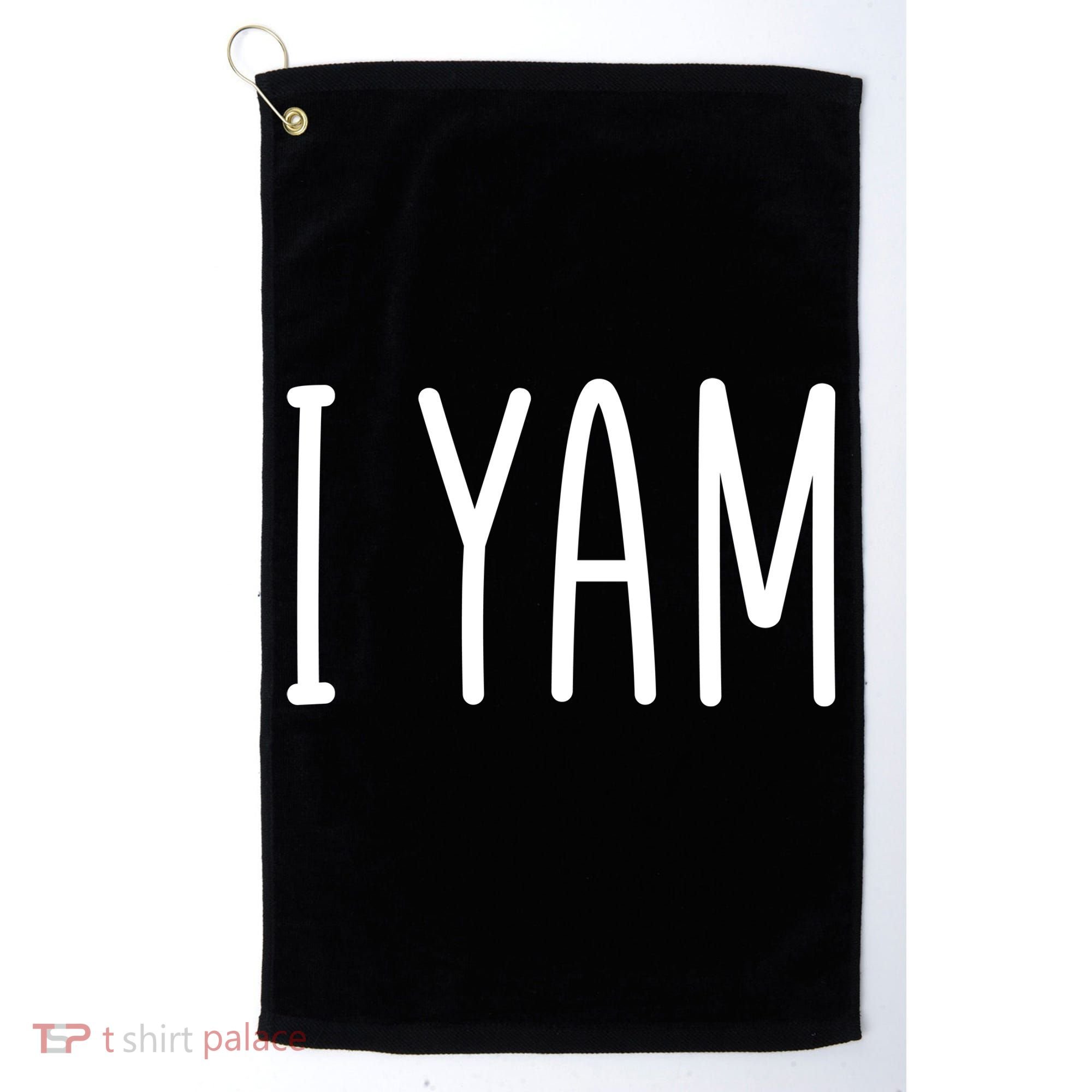 Cute Thanksgiving I Yam Golf Towel