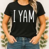 Cute Thanksgiving I Yam Women's T-Shirt thumb 2