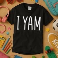 Cute Thanksgiving I Yam Kids T-Shirt thumb 3