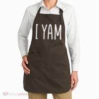 Cute Thanksgiving I Yam Apron thumb 2
