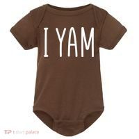 Cute Thanksgiving I Yam Baby Bodysuit thumb 0