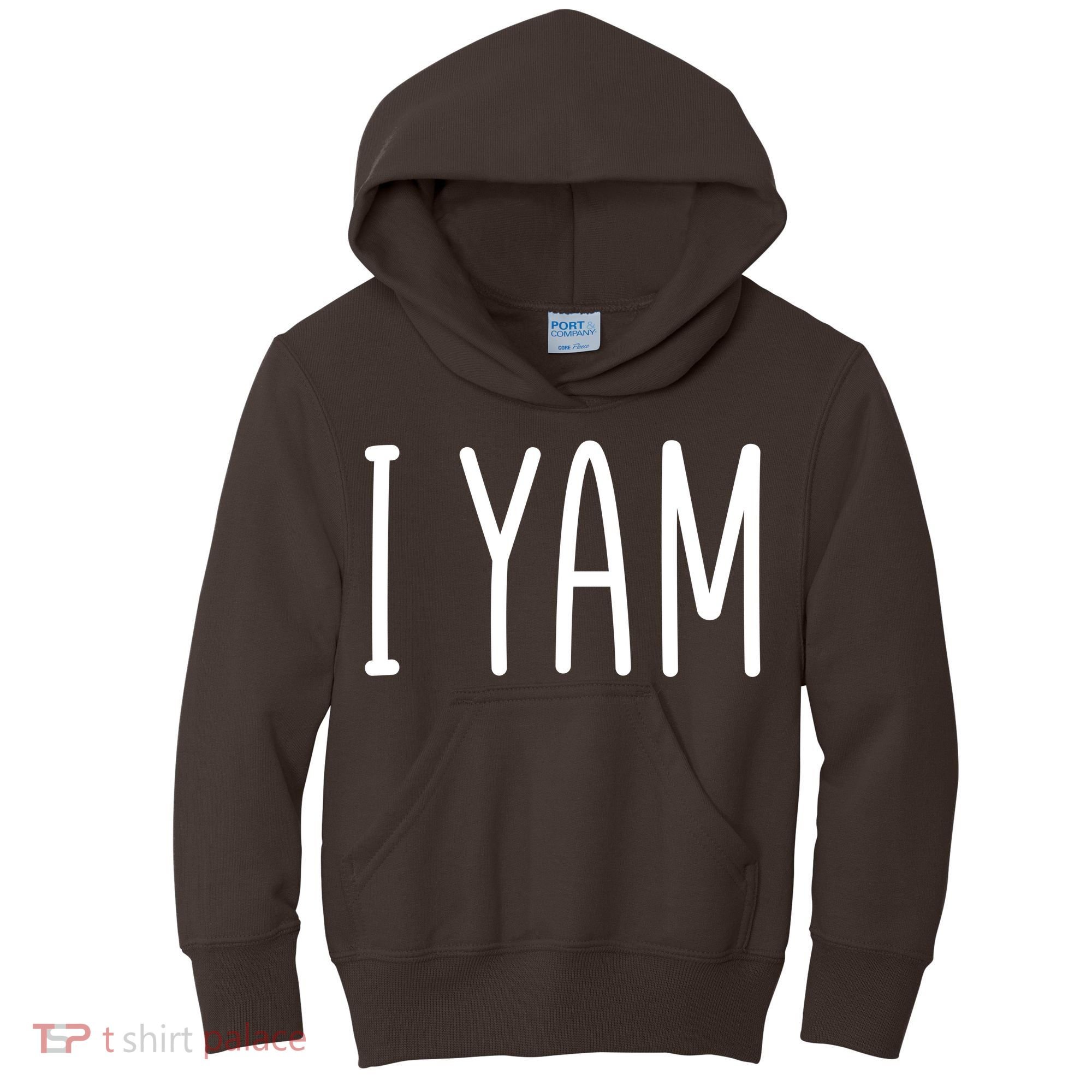 Cute Thanksgiving I Yam Kids Hoodie
