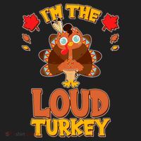 Cute Thanksgiving I'm The Loud Turkey Hat thumb 2