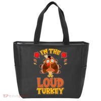 Cute Thanksgiving I'm The Loud Turkey Tote Bag thumb 0