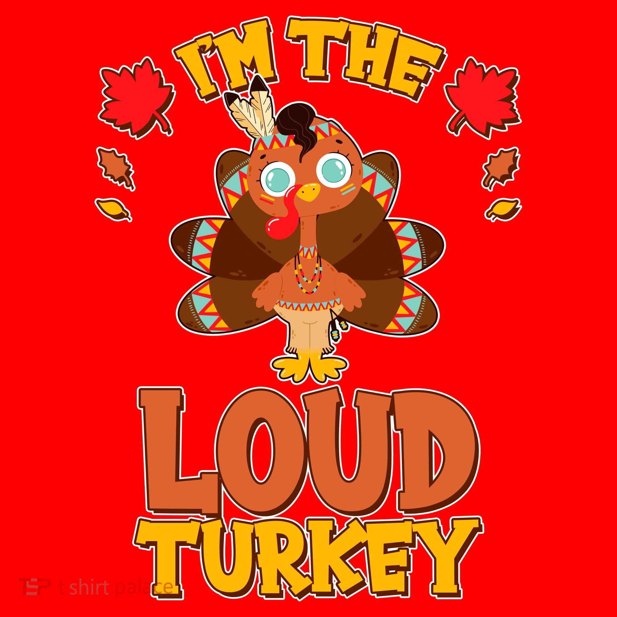 Cute Thanksgiving I'm The Loud Turkey Santa Hat