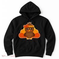 Cute Thanksgiving Little Turkey Girl Hoodie thumb 0