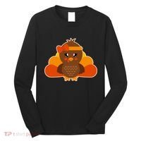 Cute Thanksgiving Little Turkey Girl Long Sleeve Shirt thumb 0
