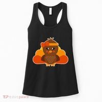 Cute Thanksgiving Little Turkey Girl Women's Tank Top thumb 0