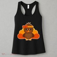 Cute Thanksgiving Little Turkey Girl Women's Tank Top thumb 3