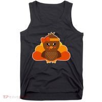 Cute Thanksgiving Little Turkey Girl Tank Top thumb 0