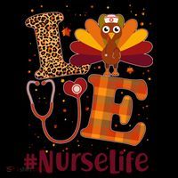 Cute Thanksgiving #NurseLife Fall Patterns Nurse Turkey Coffee Mug thumb 5
