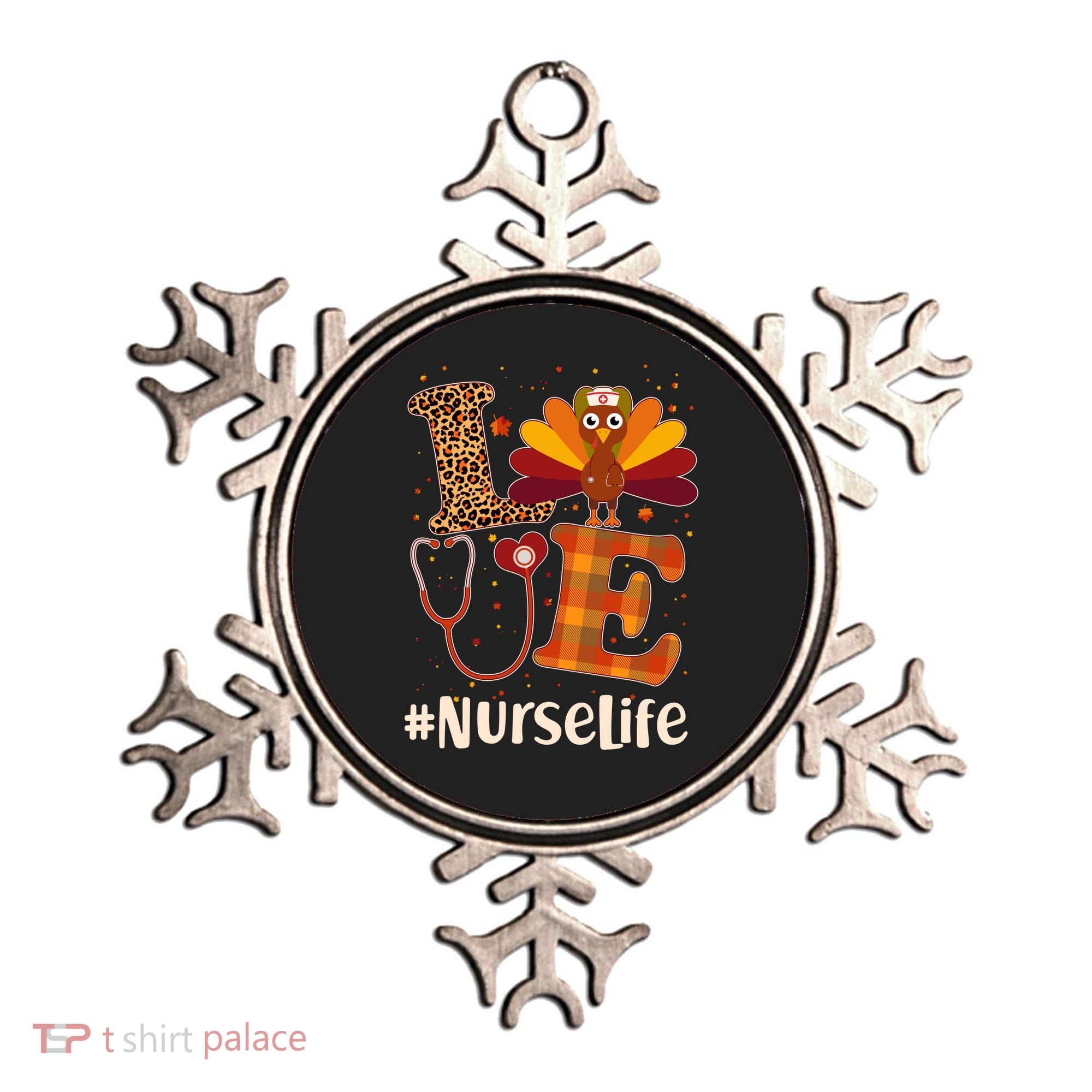 Cute Thanksgiving #NurseLife Fall Patterns Nurse Turkey Ornament