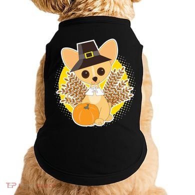 Cute Thanksgiving Pilgrim Puppy Doggie Tank