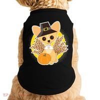 Cute Thanksgiving Pilgrim Puppy Doggie Tank thumb 0