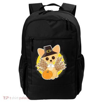 Cute Thanksgiving Pilgrim Puppy Backpack