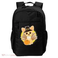 Cute Thanksgiving Pilgrim Puppy Backpack thumb 0