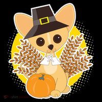 Cute Thanksgiving Pilgrim Puppy Coffee Mug thumb 5